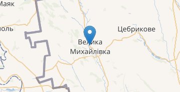 Zemljevid Velyka Myhailivka