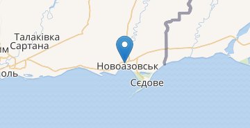 Mapa Novoazovsk