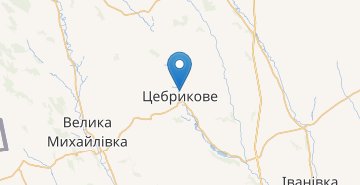Mapa Tsebrykove