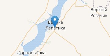 Карта Velyka Lepetyha