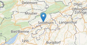 Mapa Solothurn