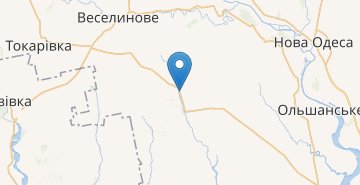 Mapa Pishanyi Brod (Mykolaivska obl.)