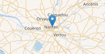 Mapa Nantes