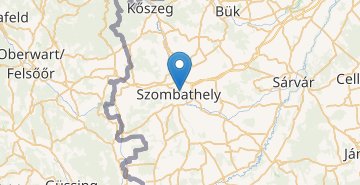 Map Szombathely