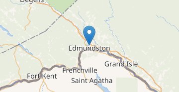 Mapa Edmundston