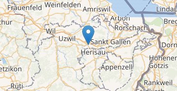 Mapa Gossau (St. Gallen)