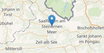 Χάρτης Saalfelden am Steinernen Mee