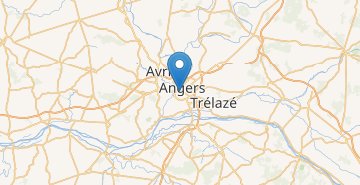 Mapa Angers