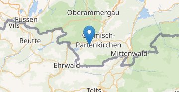 地图 Garmisch-Partenkirchen
