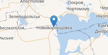 Карта Нововоронцовка