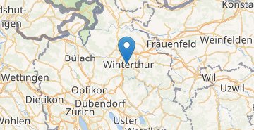 Mapa Winterthur