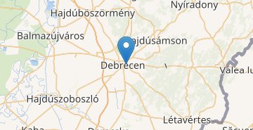 Карта Дебрецен