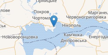 Map Kapulivka, Dnipropetrovska obl