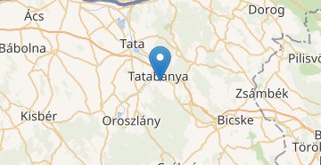 Mapa Tatabánya 