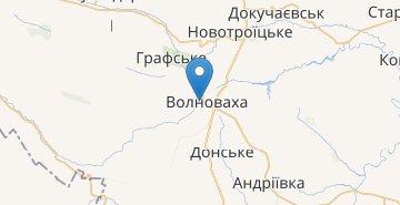 Mapa Volnovakha