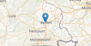 Mapa Belfort