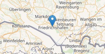 Mapa Friedrichshafen