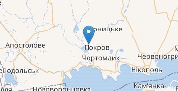 Map Pokrov (Ordzhonikidze, Dnipropetrovska obl.)