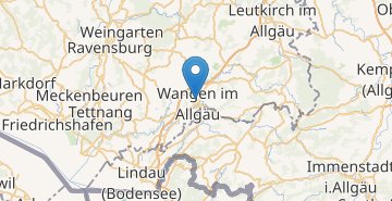 Mapa Wangen im Allgäu