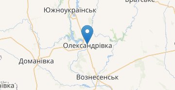 Карта Oleksandrivka (Voznesenskiy r-n)