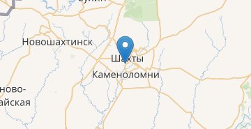 Mapa Shakhty