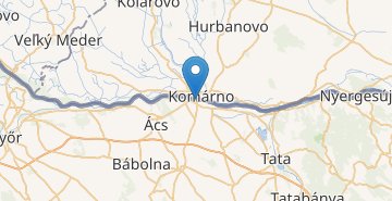 Mapa Komarom