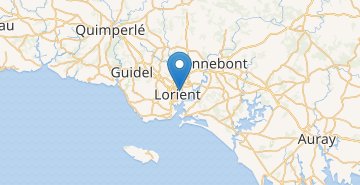 Zemljevid Lorient