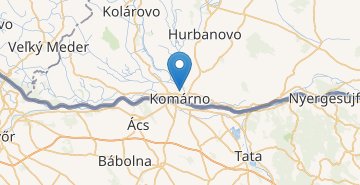 Карта Комарно