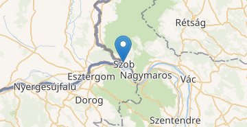 地图 Szob 