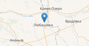 Mapa Liubashivka
