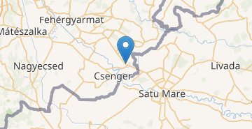 Map Csengersima