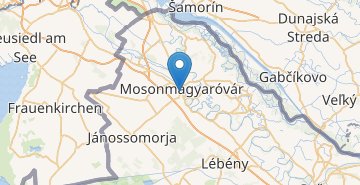 地图 Mosonmagyarovar