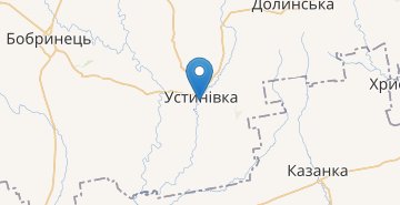 Map Ustinivka (Kirovogradska obl.)