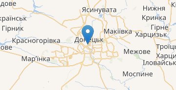 Карта Донецк