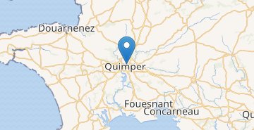 Térkép Quimper