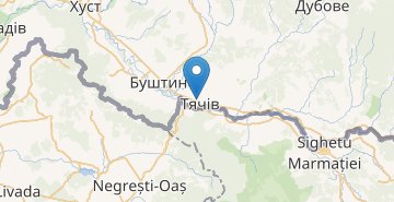 Mapa Tyachiv