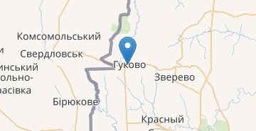 Карта Гуково