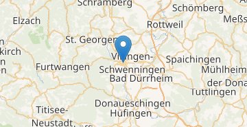 Žemėlapis Villingen-Schwenningen