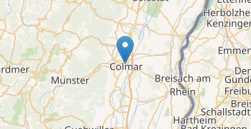 Kaart Colmar
