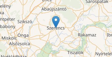 地图 Szerencs 