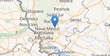 Map Bratislava airport