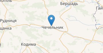 Mapa Chechelnyk (Vinnytska obl.)
