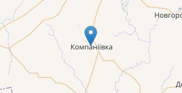 지도 Kompaniivka