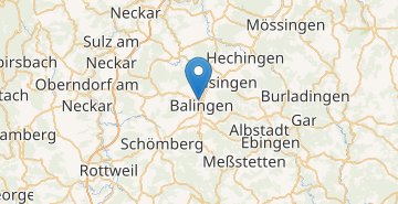 Zemljevid Balingen