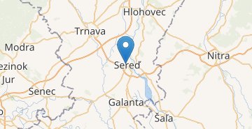 地图 Sereď