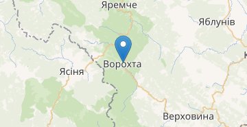 Mapa Vorokhta