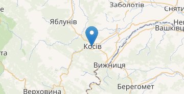 Mapa Kosiv