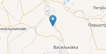 Мапа Воскресенівка (Васильківський р-н)