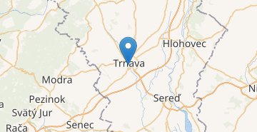 Mapa Trnava