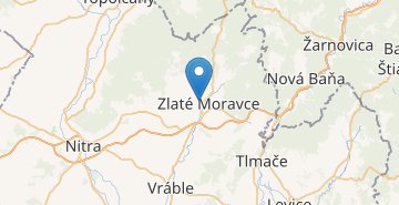 Mapa Zlate Moravce